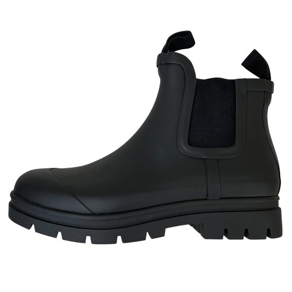 Everlane The Rain Boot Womens 6 Black Rubber Chelsea Boots - Picture 6 of 15